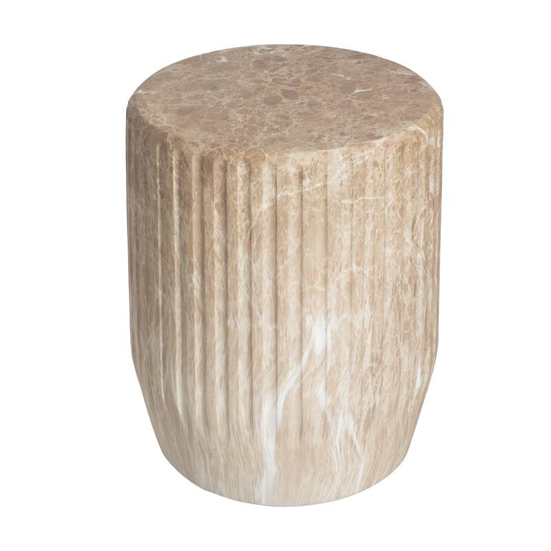 Christopher Knight Home- Sarah Outdoor MGO Carved Side Table