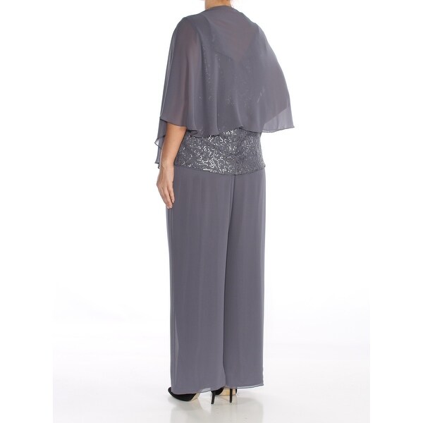 gray formal pantsuit