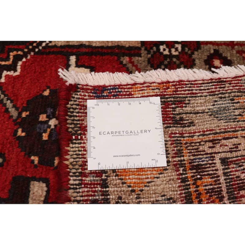 ECARPETGALLERY Hand-knotted Anadol Red Wool Rug - 3'5 x 9'9