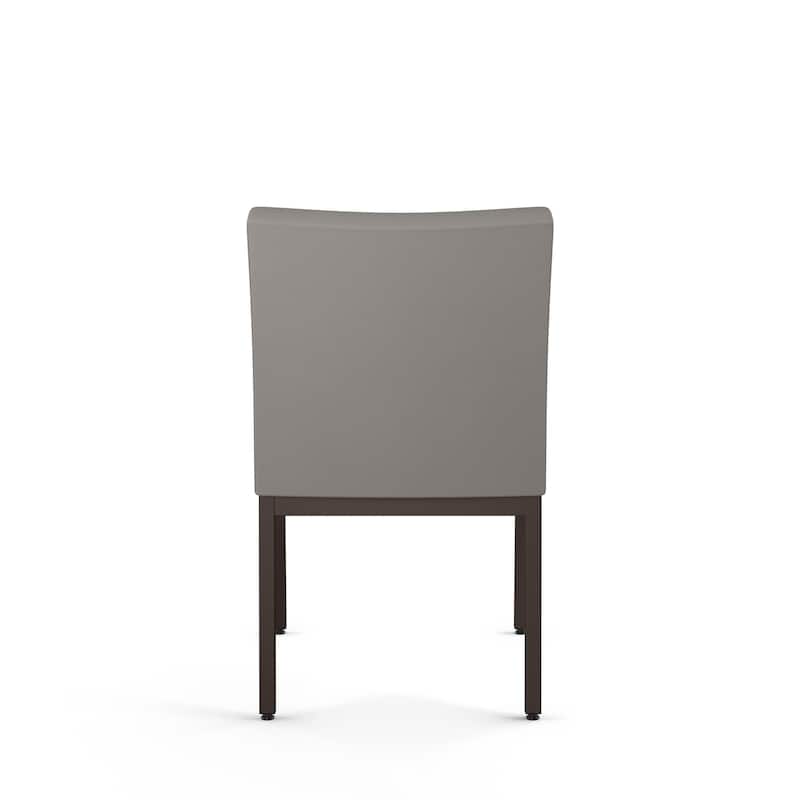 Amisco Perry Set of 2 Upholstered Dining Chairs with Metal Legs