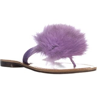 bebe katerina pom pom thong flat sandals