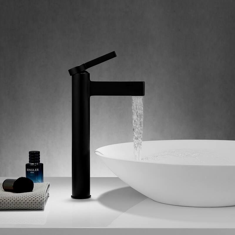 Vinnova Oviedo Single Hole Lever Vessel Bathroom Faucet
