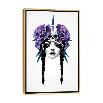 iCanvas "New Way Warrior" by Ruben Ireland Framed