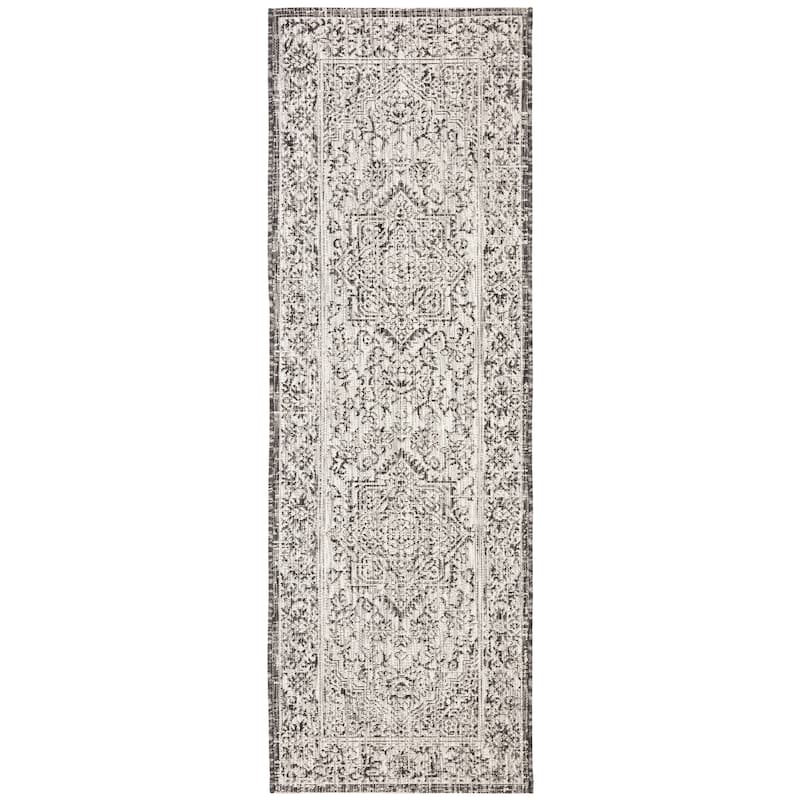 SAFAVIEH Courtyard Guylaine Indoor/ Outdoor Waterproof Patio Backyard Rug