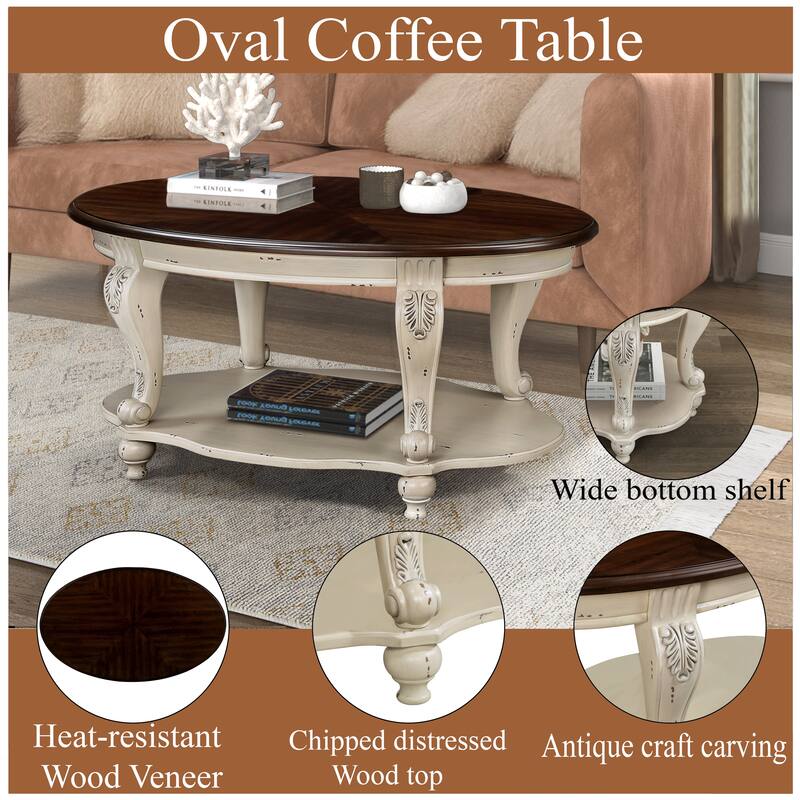 3-Piece Living Room Coffee Table Set