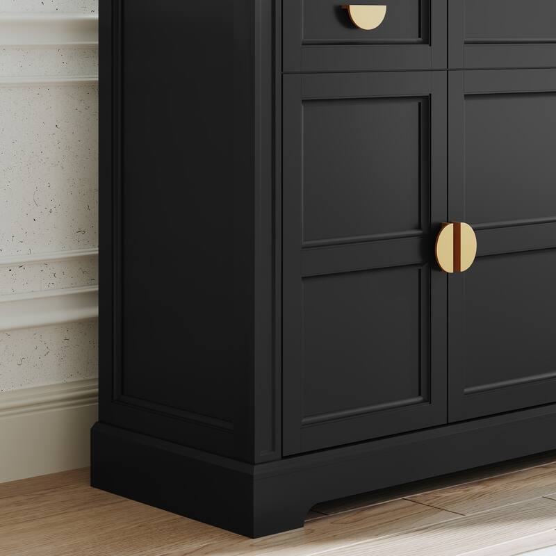59'' W Sideboard with 3 Drawers, 4-Door Storage Cabinet