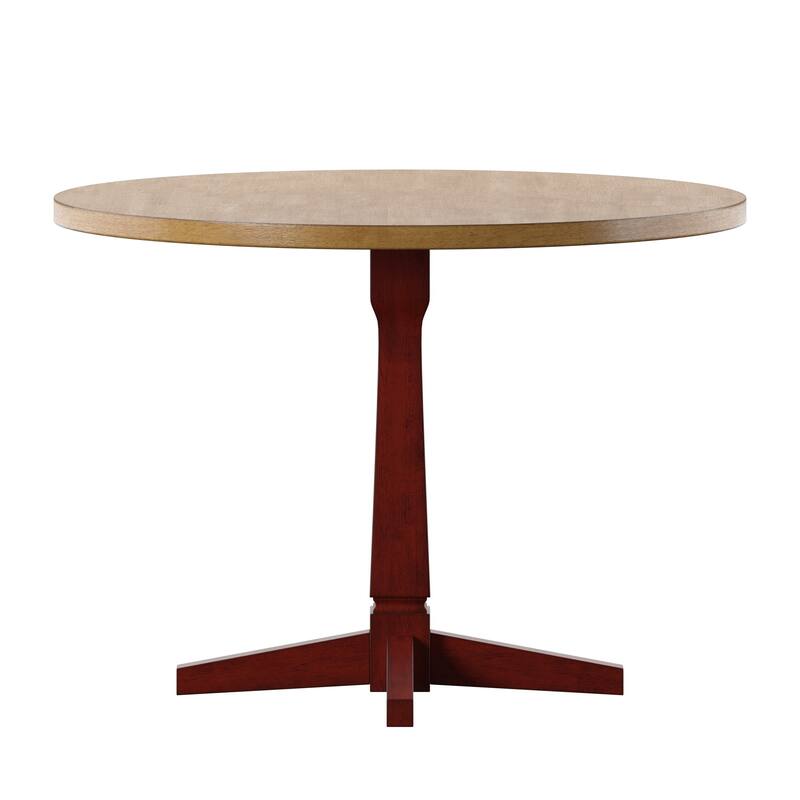 Eleanor Round Two-Tone Dining Table by iNSPIRE Q Classic