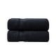 preview thumbnail 60 of 130, Madison Park Signature 800GSM Ultra-Soft 100% Cotton Absorbent Towel Set 2-Piece - Black