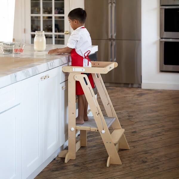 slide 2 of 41, Little Partners® Learn 'N Fold Learning Tower® Tan