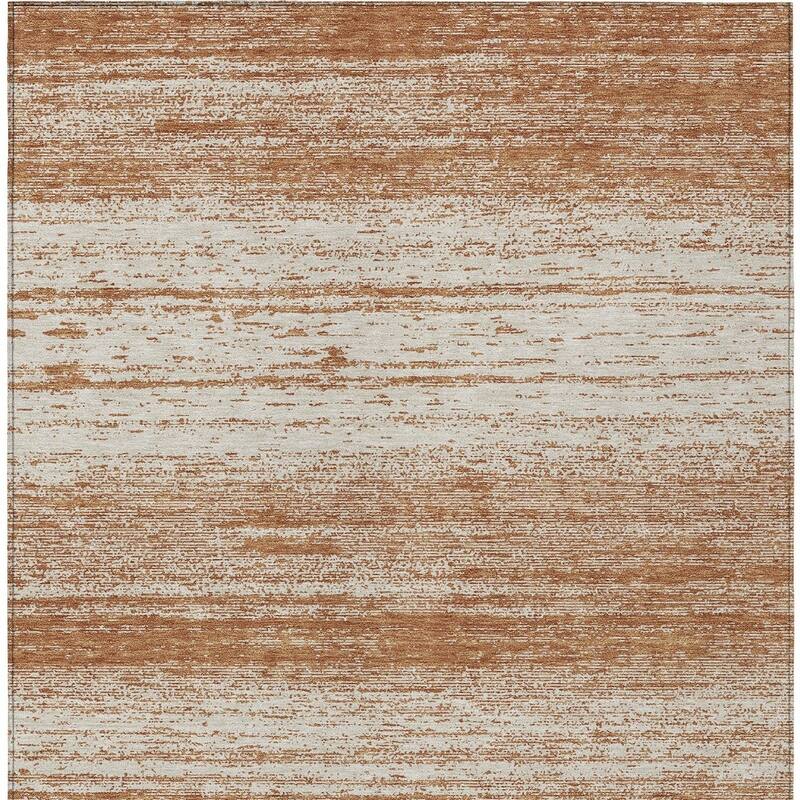 HomeRoots Striped Transitional Rectangle Outdoor Rug