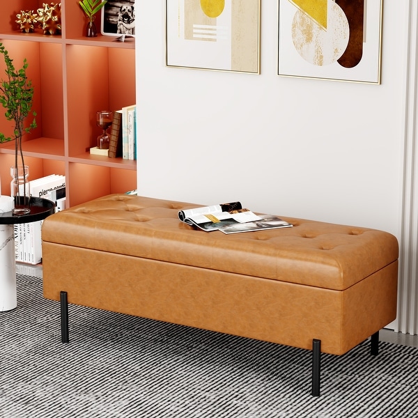 Bench style ottoman sales