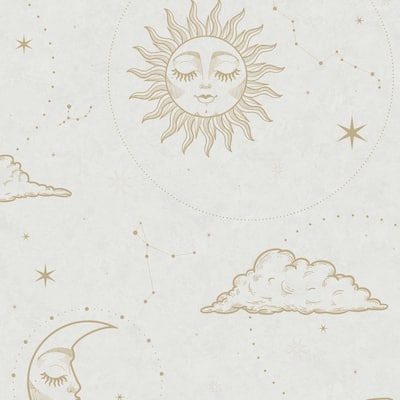 Transform Celestial Cream Peel & Stick Wallpaper