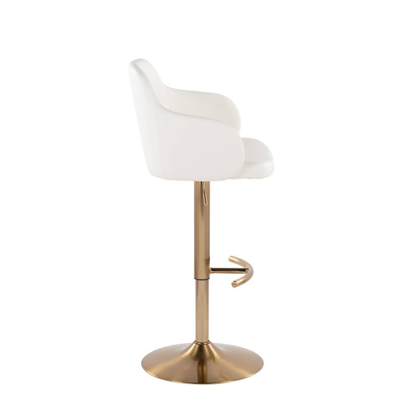 Strick & Bolton Iglabo Adjustable Bar Stool (Set of 2)