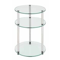 Buy Round Glass Coffee Console Sofa End Tables Online At Overstock Our Best Living Room Furniture Deals