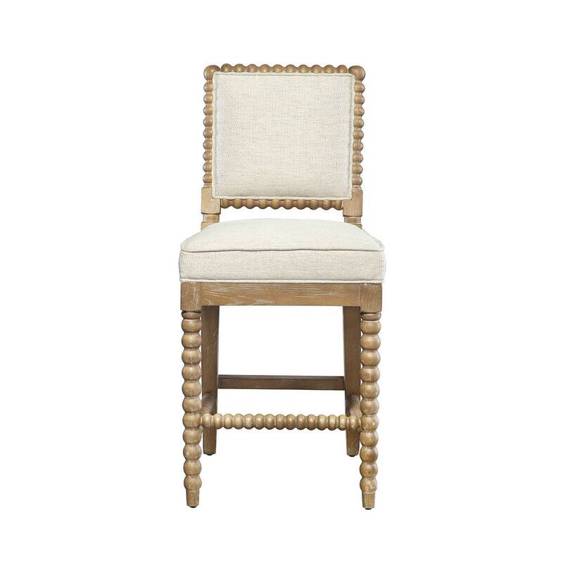 Sara Upholstered Counter Stool, Neutral