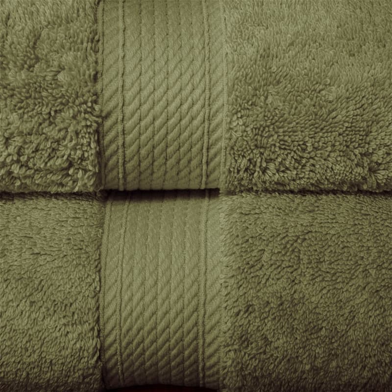 Blue Nile Mills Egyptian Cotton Plush Heavyweight 750 GSM Absorbent Bath Towel Set