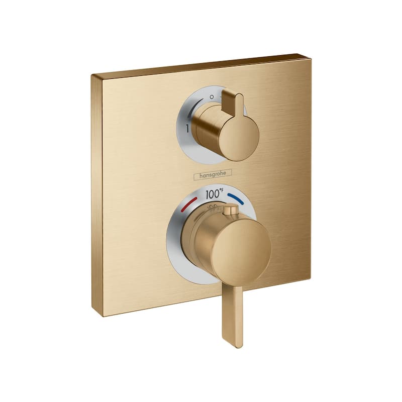 Hansgrohe Ecostat Square Dual Function Thermostatic Valve Trim Only
