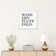 preview thumbnail 9 of 18, iCanvas "Wash-Dry-Fluff-Fold" by Jaxn Blvd.