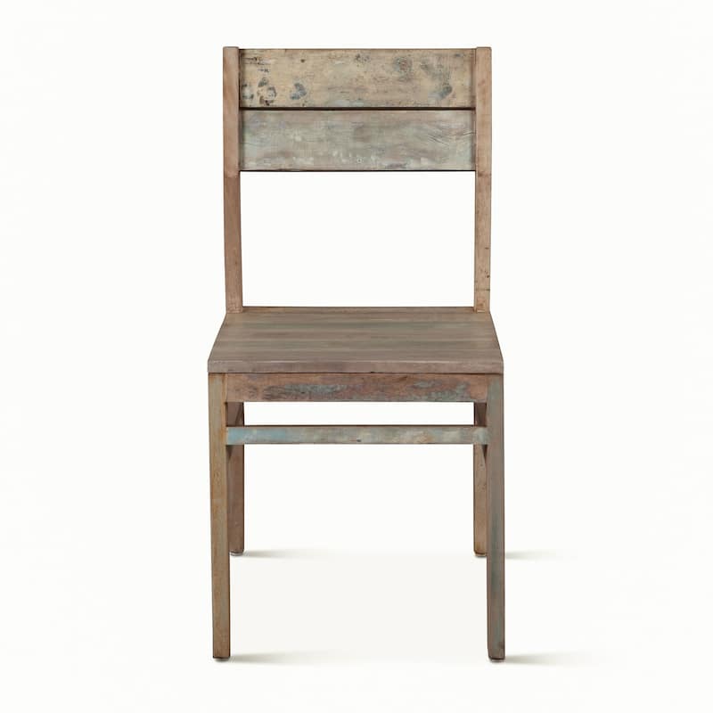 Cordoba Reclaimed Teak Dining Chairs, Set of 2