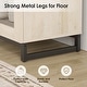 preview thumbnail 20 of 62, WAMPAT Multifunctional Sideboard Buffet Cabinets with Glass Doors, Modern Sideboard with Adjustable Shelf, Coffee Bar Cabinet