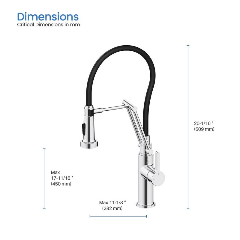 Engel Single Handle Pull Down Kitchen Faucet