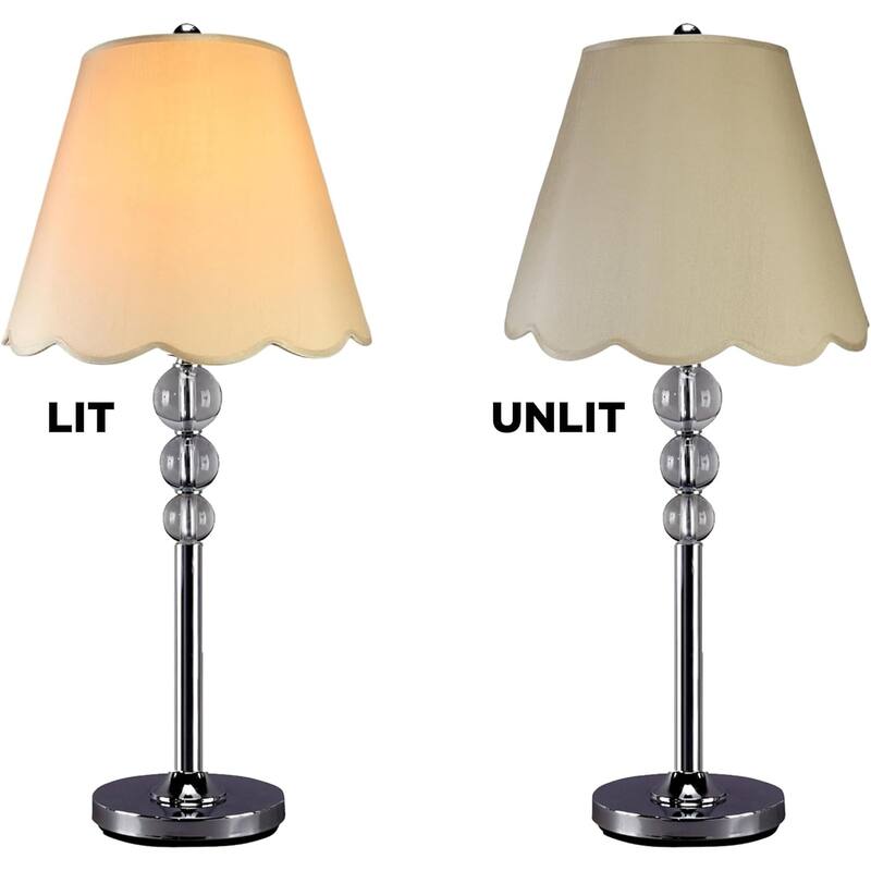Royal Designs Scallop Empire Lamp Shade Set of 2 - 7 x 13 x 10