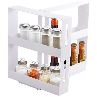 Cabinet Caddy Sliding Spice Rack Organizer Cabinet 2 Tier Spice Rack ...