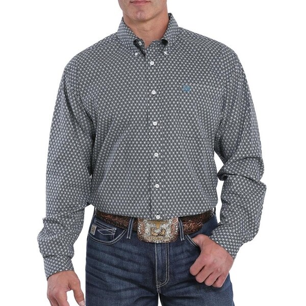 Download Cinch Western Shirt Mens Long Sleeve Printed Button Front ...