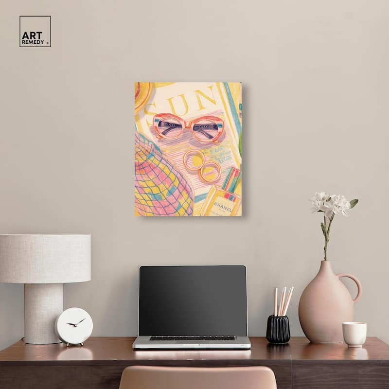 Summer glam Canvas by Art Remedy, Gallery Wrapped