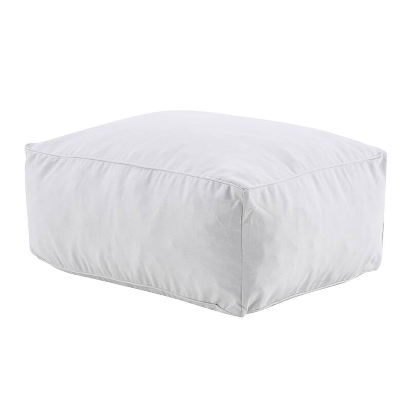 Christopher Knight Home - Outdoor Olefin Bean Bag Ottoman Modular Patio Lounge