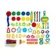preview thumbnail 4 of 3, Play-Doh Table and 2 Chair Set - includes 10-Pack of Assorted 1oz Play-Doh Cans