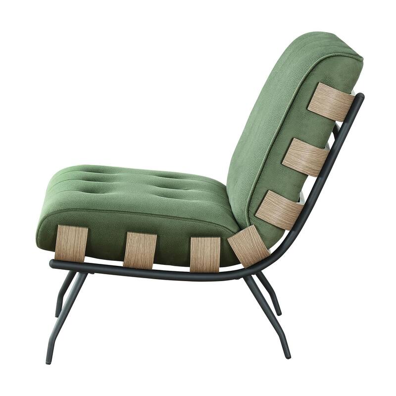 Tyler Accent Tufted Chair with Metal Leg
