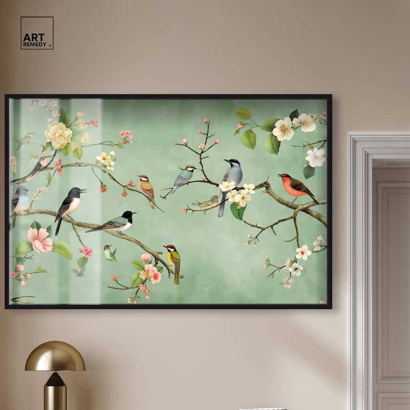 Restful View Shadowbox by Art Remedy