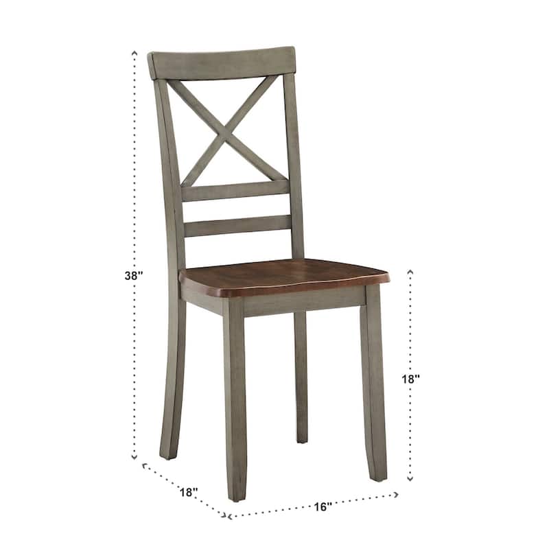 Tournus 47.5" 4 - Person X-base Trestle Dining Set by iNSPIRE Q Classic