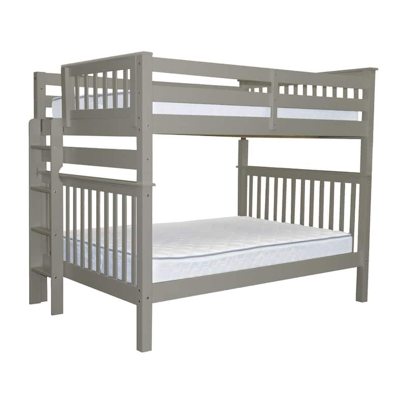 Taylor & Olive Trillium Full over Full Bunk Bed with End Ladder