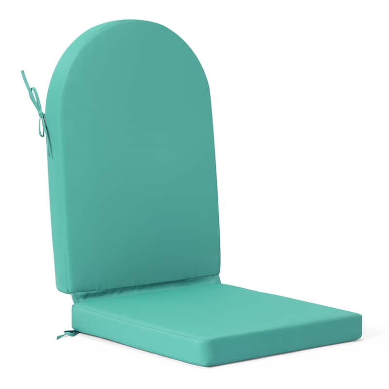 Laguna All Weather Poly Outdoor Adirondack Chair Seat And Back Cushion (Cushions Only)