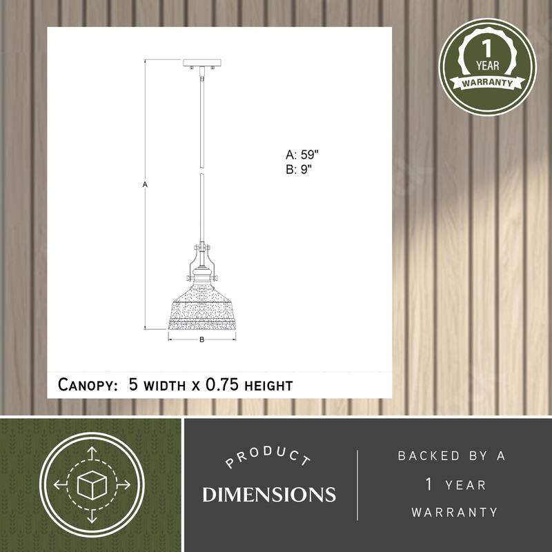 Beloit Farmhouse Kitchen Island Mini Pendant Ceiling Light Clear Seeded Glass