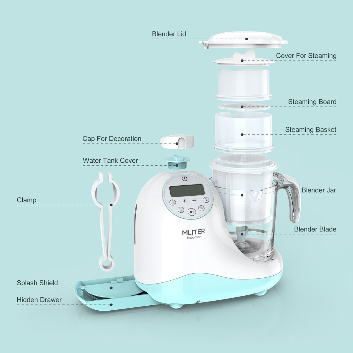 mliter all in one baby food maker