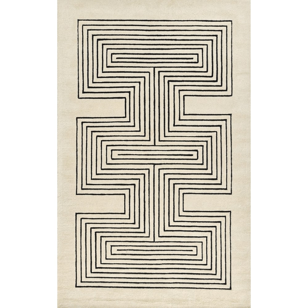 Momeni Simba Geometric Wool Area Rug