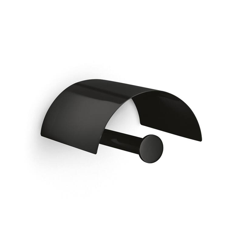 WS Bath Collections Baketo Wall Mounted Toilet Paper Holder - Matte Black
