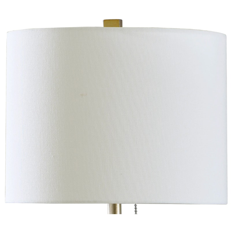 StyleCraft Marilou Solid Gold Table Lamp - Brussels Off White Shade