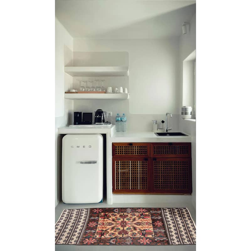 ECARPETGALLERY Hand-knotted Teimani Brown Wool Rug - 2'9 x 4'6