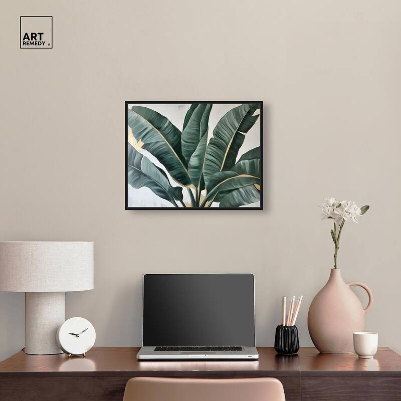Jungle Jewel Jade II Canvas by Art Remedy