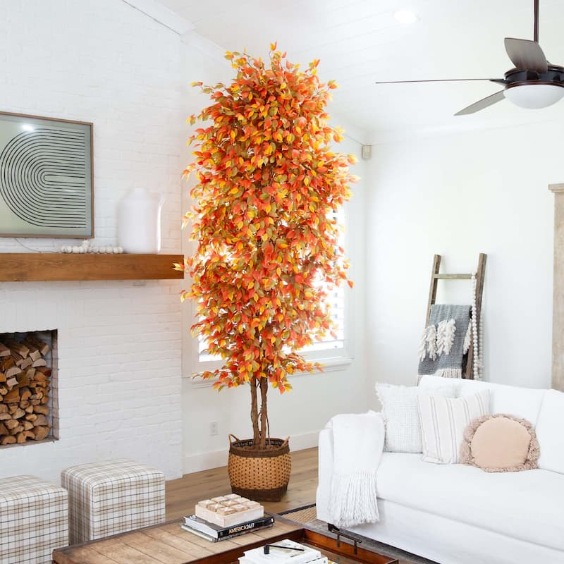 Potted Artificial Ficus Tree - 10' - Unlit
