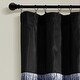 preview thumbnail 75 of 105, Silver Orchid Page Two-tone Faux Silk Single Curtain Panel