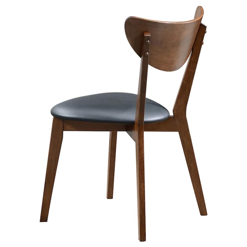 Curved Wood Dining Side Chair (Set of 2)