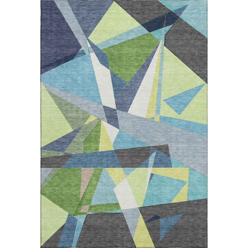 Premium Washable Super Soft Abstract Mosaic Mayfield Rug
