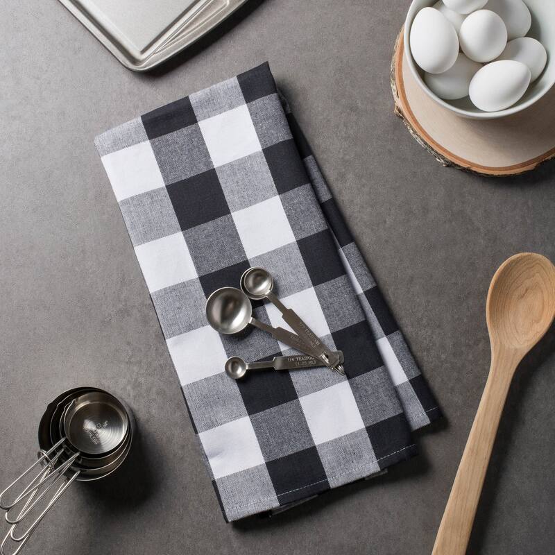 Design Imports Buffalo Check Dishtowel Set of 3 (30 inches long x 20 inches wide)