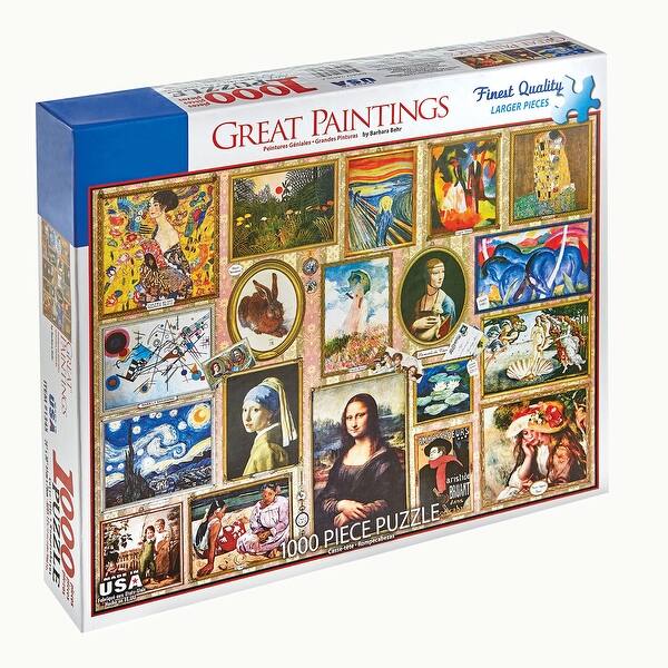 Shop White Mountain Puzzles Great Paintings Jigsaw Puzzle 1000