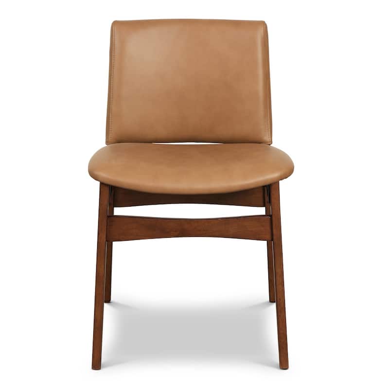 Oliva Full-Grain Italian Leather Dining Chair